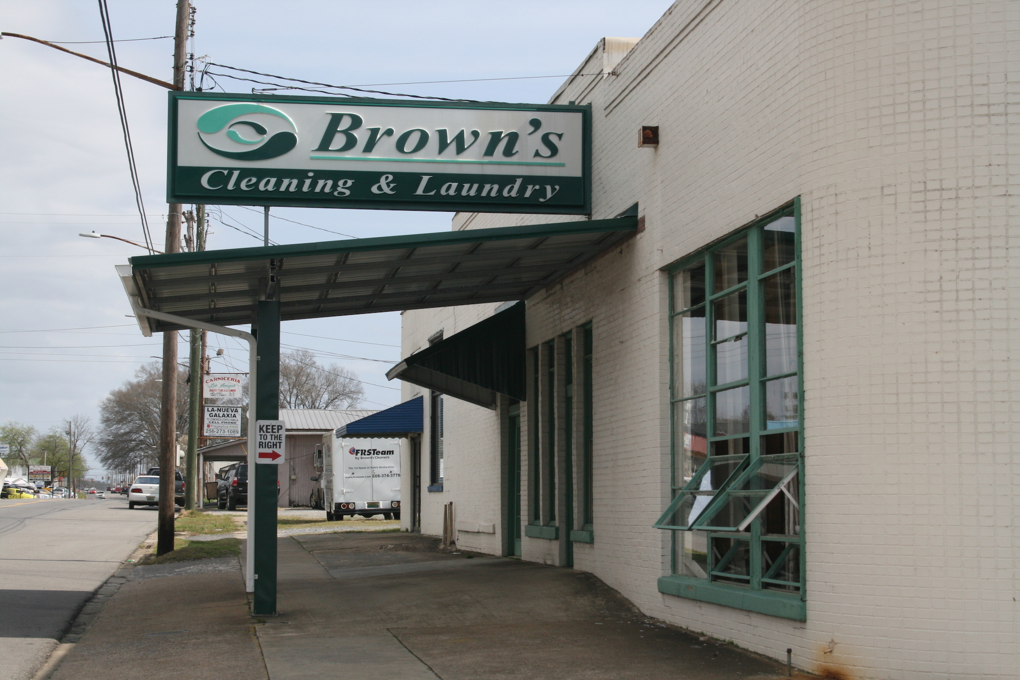 Brown's Cleaners current location